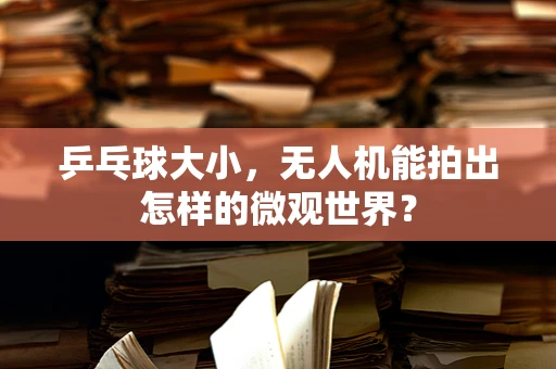 乒乓球大小，无人机能拍出怎样的微观世界？