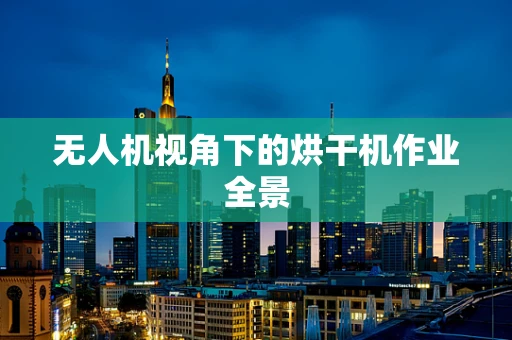 无人机视角下的烘干机作业全景