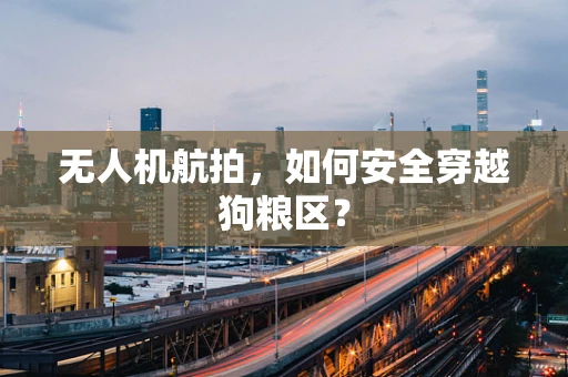 无人机航拍，如何安全穿越狗粮区？