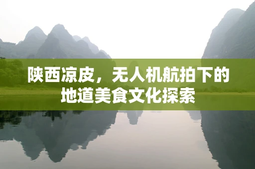 陕西凉皮，无人机航拍下的地道美食文化探索