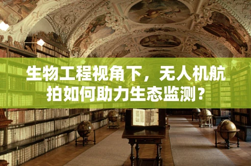 生物工程视角下，无人机航拍如何助力生态监测？