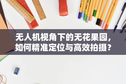 无人机视角下的无花果园，如何精准定位与高效拍摄？