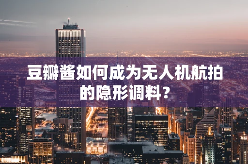 豆瓣酱如何成为无人机航拍的隐形调料？