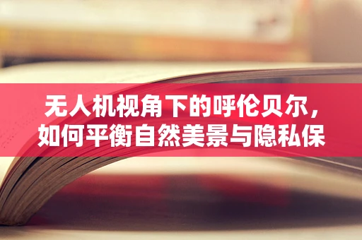无人机视角下的呼伦贝尔，如何平衡自然美景与隐私保护？