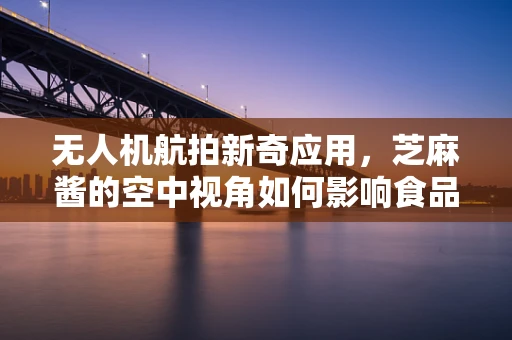 无人机航拍新奇应用，芝麻酱的空中视角如何影响食品广告拍摄？