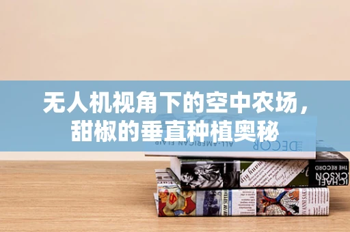 无人机视角下的空中农场，甜椒的垂直种植奥秘
