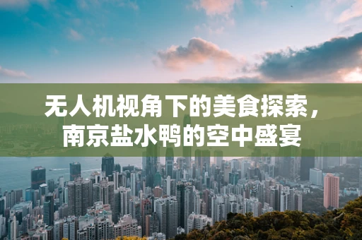 无人机视角下的美食探索，南京盐水鸭的空中盛宴