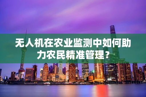 无人机在农业监测中如何助力农民精准管理？