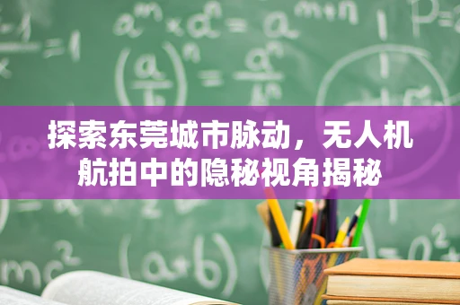 探索东莞城市脉动，无人机航拍中的隐秘视角揭秘