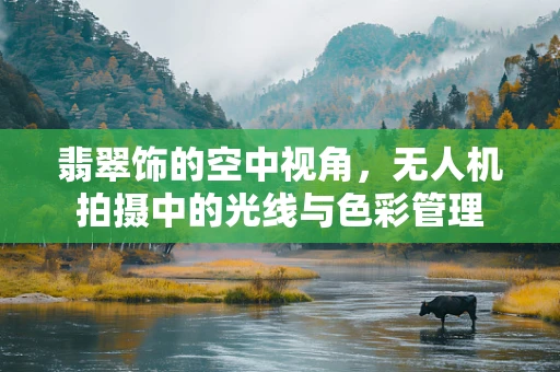 翡翠饰的空中视角，无人机拍摄中的光线与色彩管理