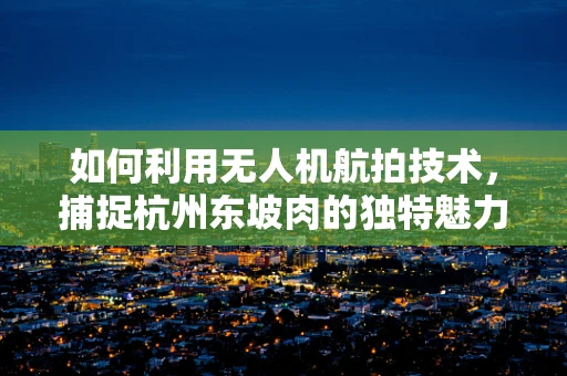 如何利用无人机航拍技术，捕捉杭州东坡肉的独特魅力？