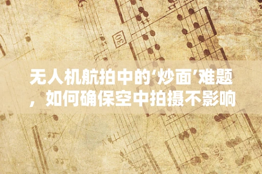 无人机航拍中的‘炒面’难题，如何确保空中拍摄不影响地面美食？