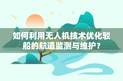 如何利用无人机技术优化驳船的航道监测与维护？