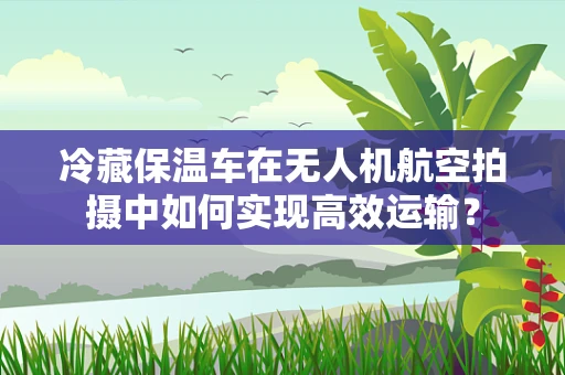 冷藏保温车在无人机航空拍摄中如何实现高效运输？