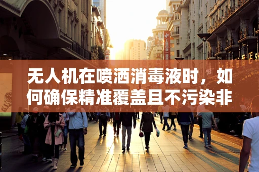 无人机在喷洒消毒液时，如何确保精准覆盖且不污染非目标区域？