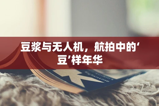 豆浆与无人机，航拍中的‘豆’样年华