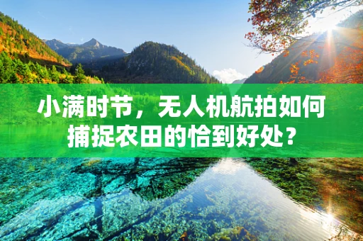 小满时节，无人机航拍如何捕捉农田的恰到好处？