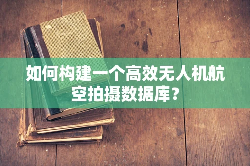 如何构建一个高效无人机航空拍摄数据库？