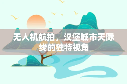 无人机航拍，汉堡城市天际线的独特视角