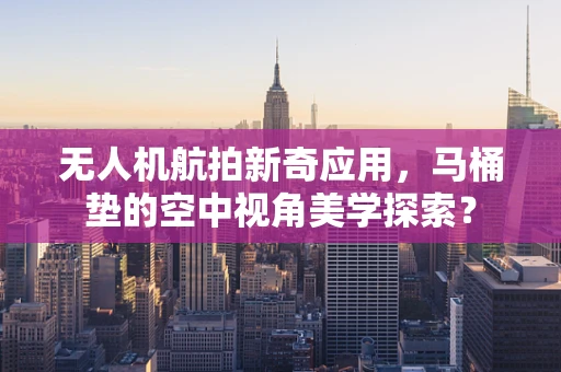 无人机航拍新奇应用，马桶垫的空中视角美学探索？