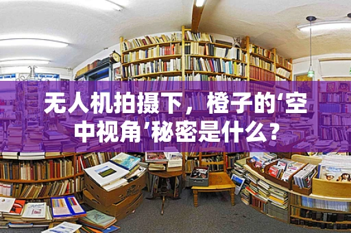 无人机拍摄下，橙子的‘空中视角’秘密是什么？