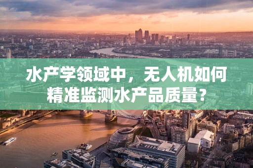 水产学领域中，无人机如何精准监测水产品质量？