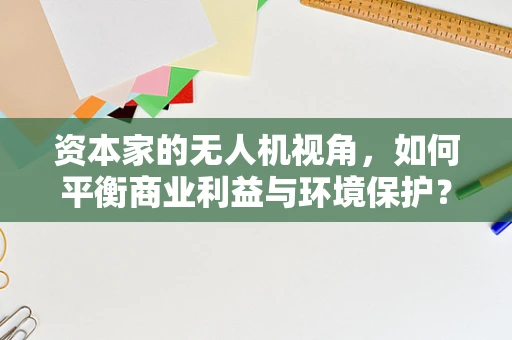 资本家的无人机视角，如何平衡商业利益与环境保护？