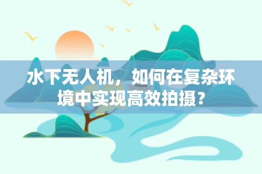 水下无人机，如何在复杂环境中实现高效拍摄？
