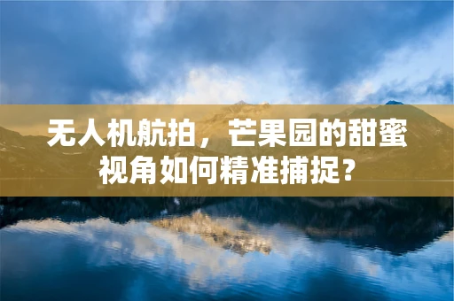 无人机航拍，芒果园的甜蜜视角如何精准捕捉？