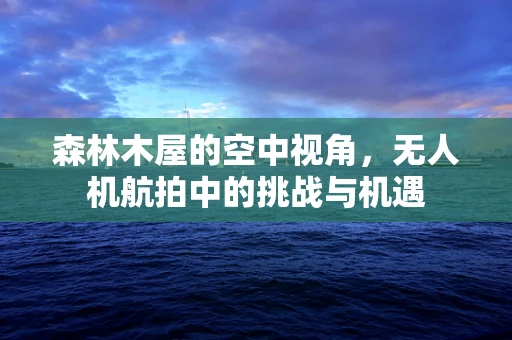 森林木屋的空中视角，无人机航拍中的挑战与机遇