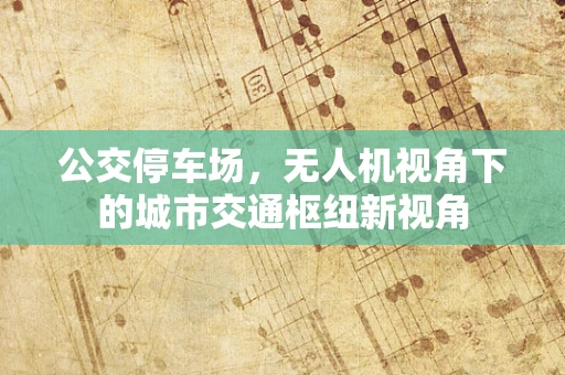 公交停车场，无人机视角下的城市交通枢纽新视角