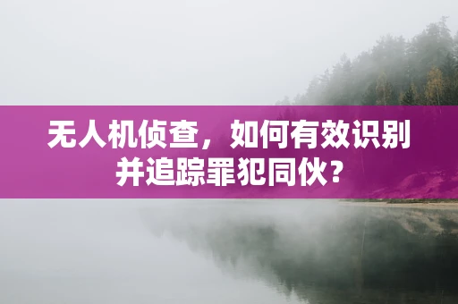 无人机侦查，如何有效识别并追踪罪犯同伙？