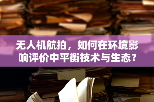 无人机航拍，如何在环境影响评价中平衡技术与生态？