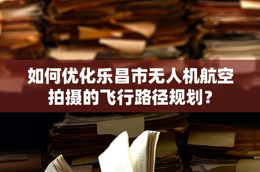 如何优化乐昌市无人机航空拍摄的飞行路径规划？