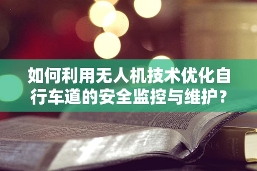如何利用无人机技术优化自行车道的安全监控与维护？