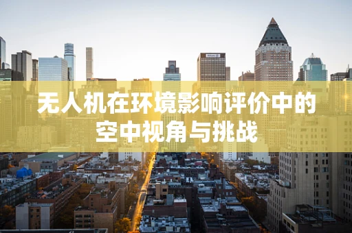 无人机在环境影响评价中的空中视角与挑战