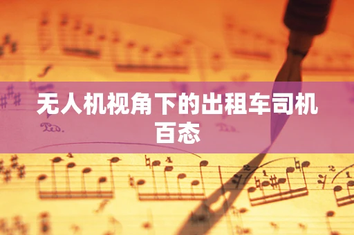 无人机视角下的出租车司机百态