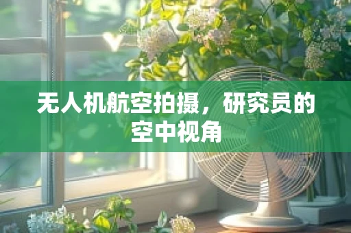无人机航空拍摄，研究员的空中视角