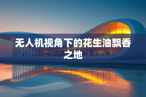 无人机视角下的花生油飘香之地