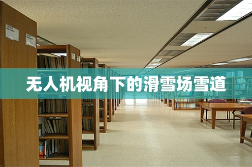 无人机视角下的滑雪场雪道