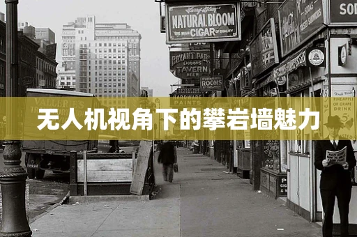 无人机视角下的攀岩墙魅力