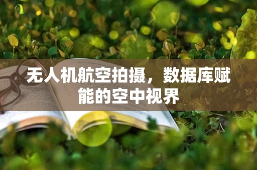 无人机航空拍摄，数据库赋能的空中视界