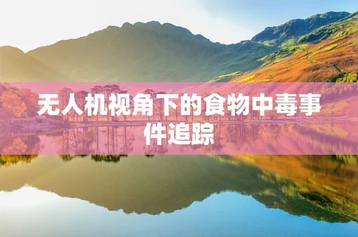 无人机视角下的食物中毒事件追踪