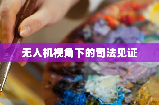 无人机视角下的司法见证