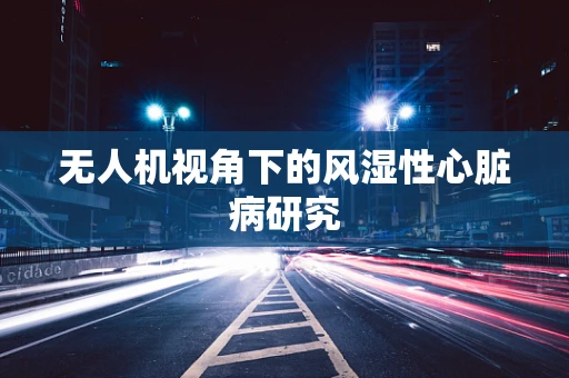 无人机视角下的风湿性心脏病研究