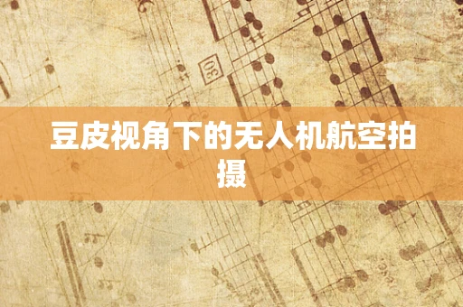 豆皮视角下的无人机航空拍摄