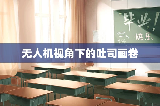 无人机视角下的吐司画卷