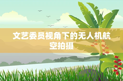 文艺委员视角下的无人机航空拍摄