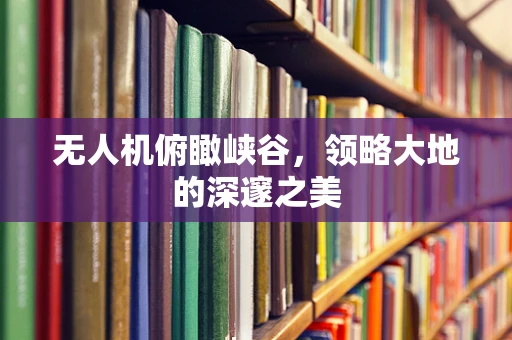无人机俯瞰峡谷，领略大地的深邃之美