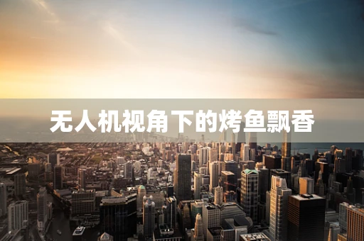 无人机视角下的烤鱼飘香